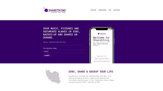 Sharething Website
